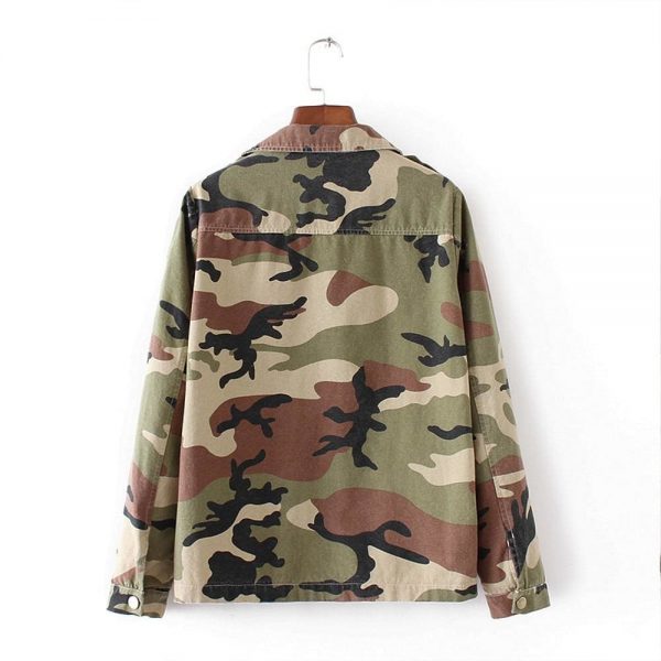 The Best Women Fashion Camouflage Jacket Coat Autumn Winter Casual Street jacket Online - Takalr