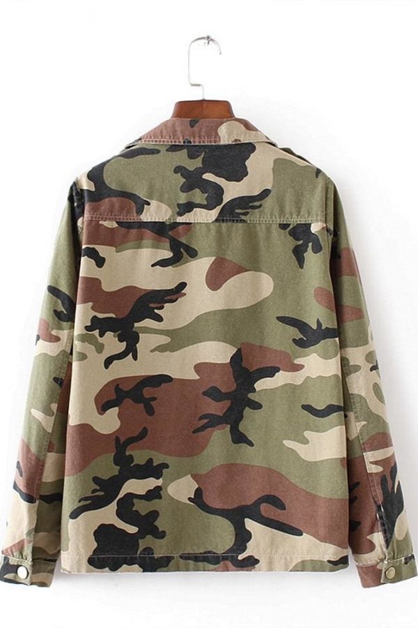 The Best Women Fashion Camouflage Jacket Coat Autumn Winter Casual Street jacket Online - Takalr