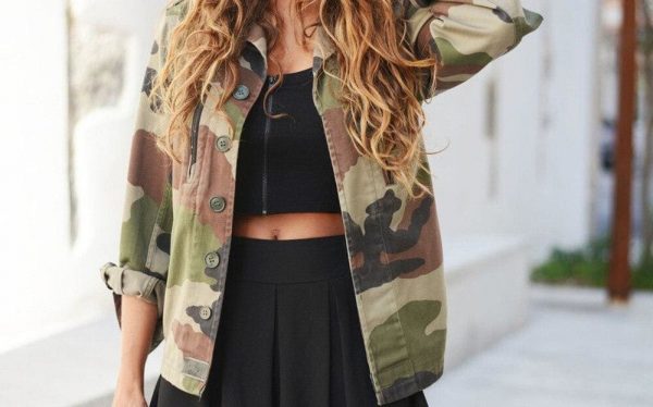 The Best Women Fashion Camouflage Jacket Coat Autumn Winter Casual Street jacket Online - Takalr