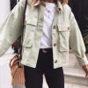 The Best Women Fashion Coats Button pocket design loose Irregular punk outerwear Online - Takalr