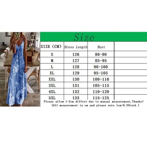 The Best Women Halter V Neck Boho Long Dress Floral Printed Sleeveless Beachwear Holiday Sundress Female vestidos Online - Takalr