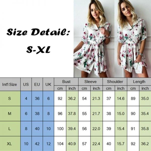 The Best Women High Waist Floral T Shirt Dress Elegant Long Sleeve V Neck Mini Dress Ladies Casual Wrap Tunic Sundress Streetwear Online - Takalr