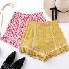 The Best Women High Waist Hot Shorts Ladies Foral Stylish Loose Beach Summer Ladies Comfort Fit Casual Short Trousers Online - Takalr