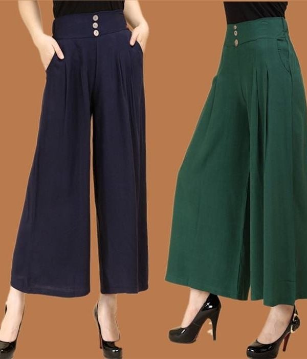 The Best Women High waist Nine Pants Cotton linen Wide-legged Pants Online - Takalr