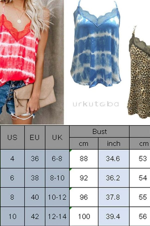 The Best Women Lace Strap Cami Tank Tops Vest Fashion Ladies Summer Loose Beach Sleeveless Casual Camisole Shirt Online - Takalr