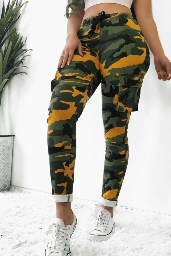 The Best Women Ladies Casual Camo Long Pants Army Cargo Jogger Military Fashion Combat Camouflage Sports Harem Trouser New Online - Takalr