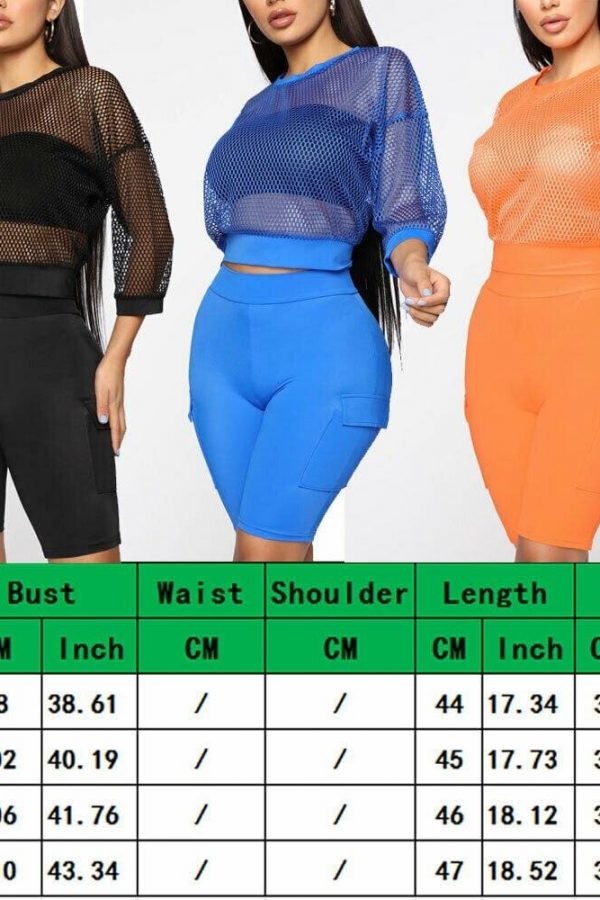 The Best Women Ladies Long Sleeve Mesh Perspective Summer Clubwear Solid Casual Crew Neck Stretchy Top Blouse Online - Takalr