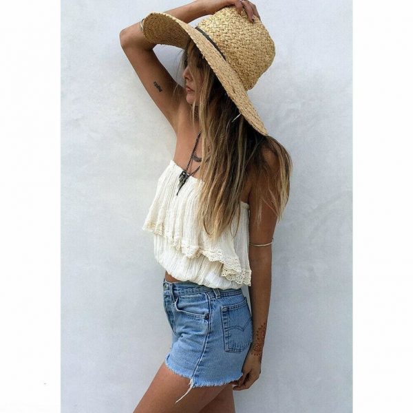 The Best Women Ladies Off Shoulder Boob Elastic Tube Tops Blouse Cami Tops Online - Takalr