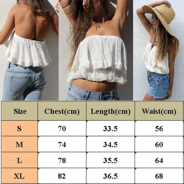 The Best Women Ladies Off Shoulder Boob Elastic Tube Tops Blouse Cami Tops Online - Takalr