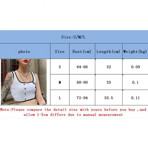 The Best Women Ladies Summer Vest Blouse White Buttons Crop Top Ladies Casual Camisole Solid Shirt Cami Top Summer Clothes Online - Takalr