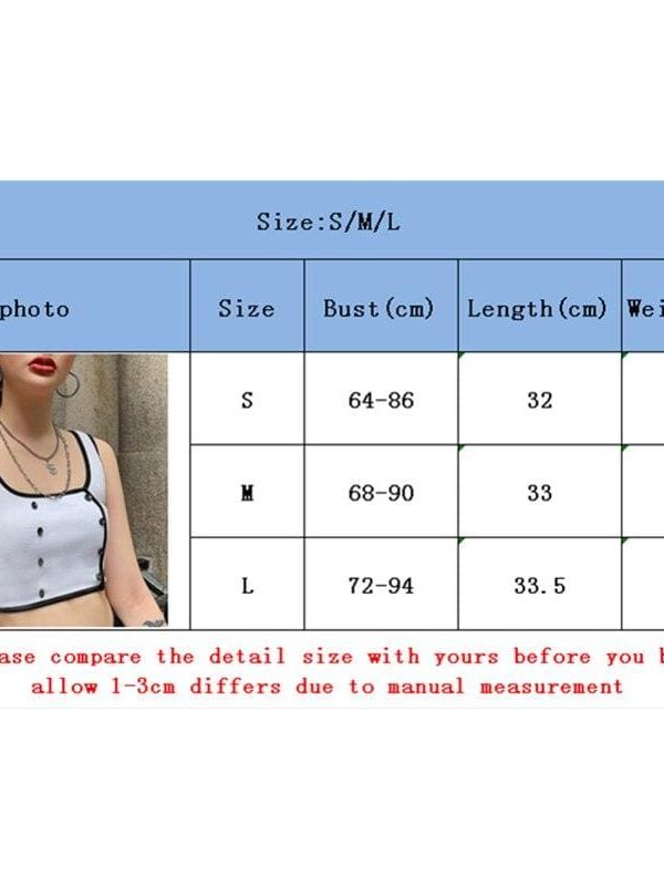 The Best Women Ladies Summer Vest Blouse White Buttons Crop Top Ladies Casual Camisole Solid Shirt Cami Top Summer Clothes Online - Takalr