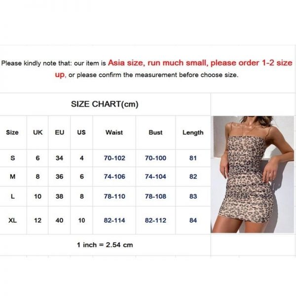 The Best Women Leopard Dress Sleeveless Strap Skinny Dress Clubwear Summer Ladies Bodycon Online - Takalr