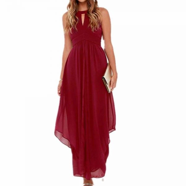 The Best Women Long Chiffon Dress New Summer Beach Dresses Online - Source Silk