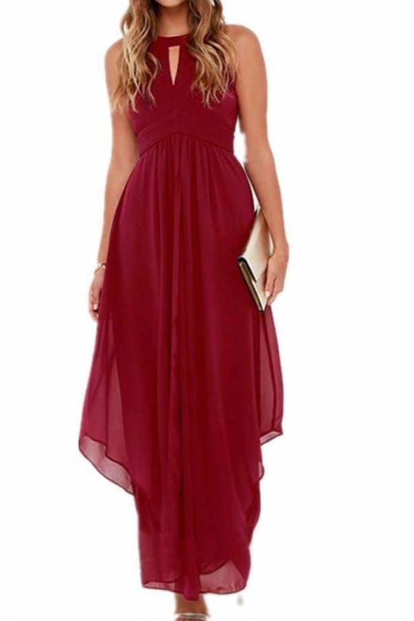 The Best Women Long Chiffon Dress New Summer Beach Dresses Online - Source Silk