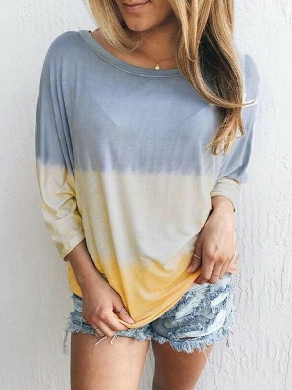 The Best Women Long Sleeve Baggy Crew Neck Loose Blouse Shirt Spring Autumn Ladies Casual Pullover Jumper Tops Plus Size Online - Takalr