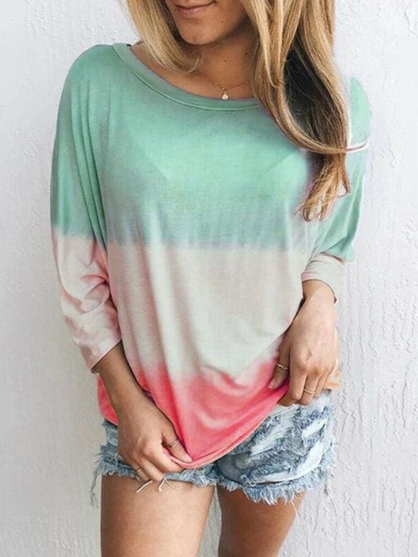 The Best Women Long Sleeve Baggy Crew Neck Loose Blouse Shirt Spring Autumn Ladies Casual Pullover Jumper Tops Plus Size Online - Takalr