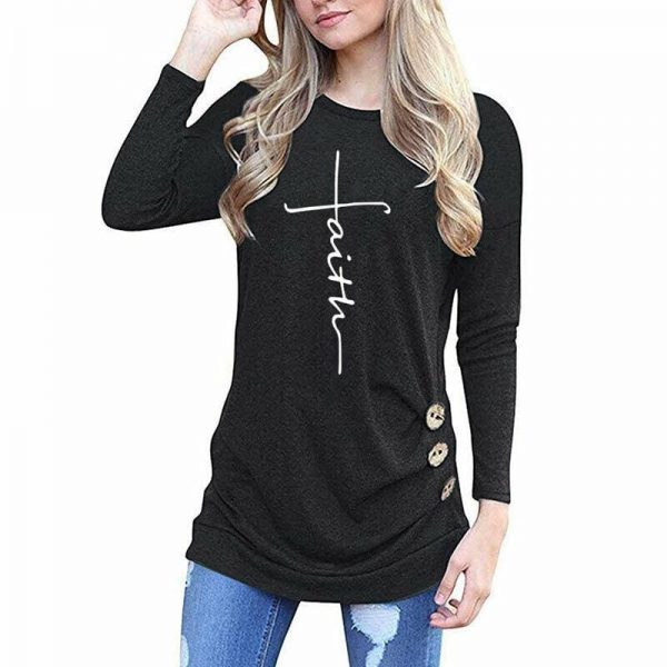 The Best Women Long Sleeve Baggy O Neck Loose Blouse Shirt Autumn Winter Ladies Casual Jumper Pullover Tops Plus Size Online - Takalr