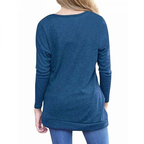 The Best Women Long Sleeve Baggy O Neck Loose Blouse Shirt Autumn Winter Ladies Casual Jumper Pullover Tops Plus Size Online - Takalr