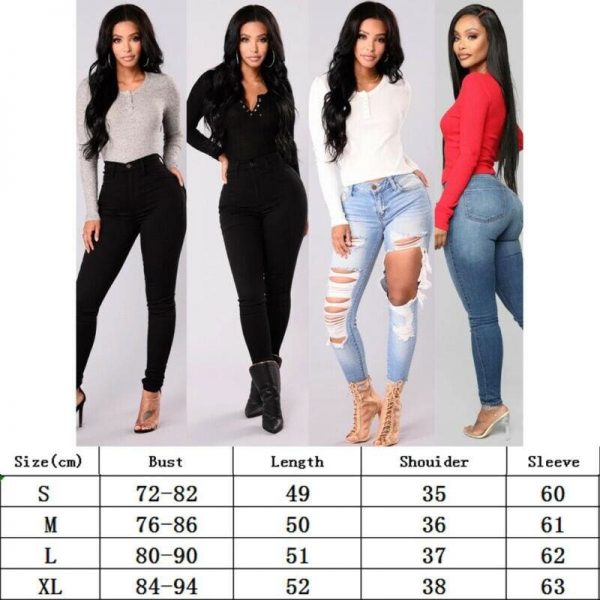 The Best Women Long Sleeve Bodycon Crop Top V Neck Autumn Lady Casual Bandage Tee Shirt Casual Tank Blouse Pullover Top Online - Takalr