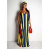 The Best Women Maxi Boho Dress Striped Summer Casual Beach Evening Party Long Sundress Fashion Ladies Sleeveless Dresses Online - Takalr