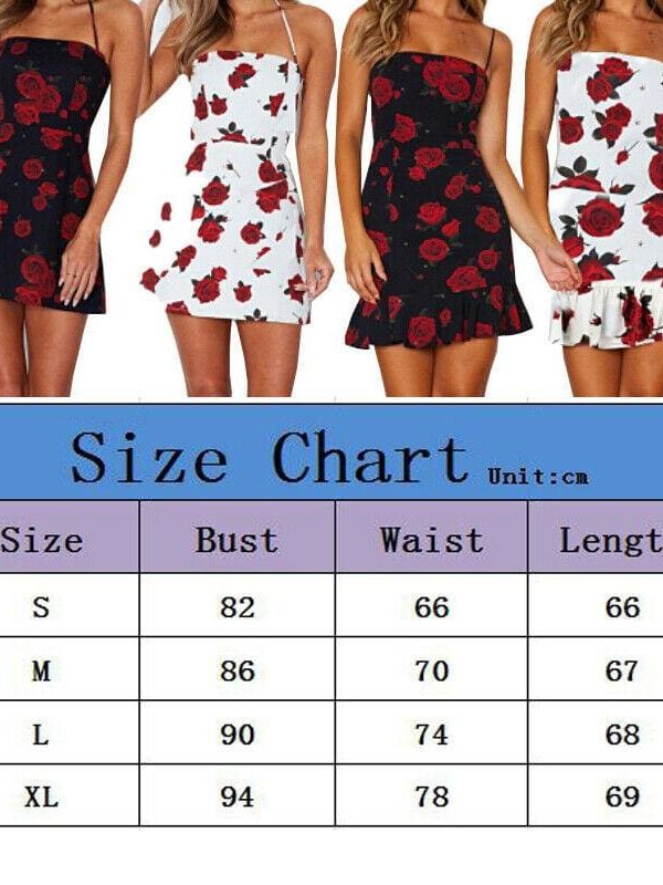 The Best Women Mini Floral Dress Summer Fashion Ladies Slim Bodycon Party Clubwear Beach Holiday Sleeveless Zipper Sundress Online - Takalr