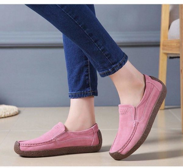 The Best Women Moccasins Women's Flats Genuine leather Shoes Online - Source Silk