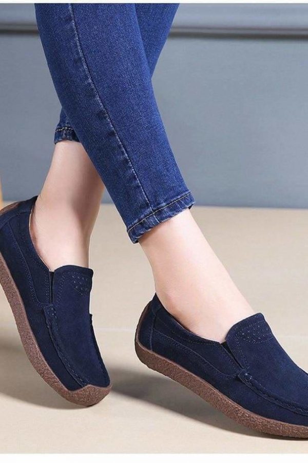 The Best Women Moccasins Women's Flats Genuine leather Shoes Online - Source Silk