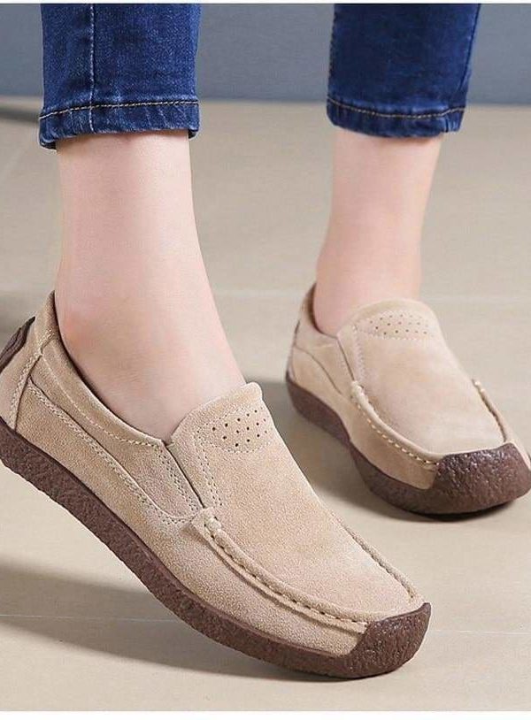 The Best Women Moccasins Women's Flats Genuine leather Shoes Online - Source Silk