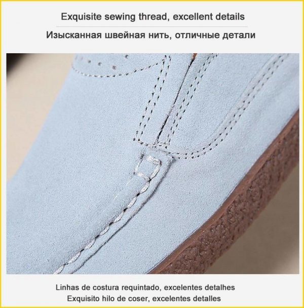 The Best Women Moccasins Women's Flats Genuine leather Shoes Online - Source Silk