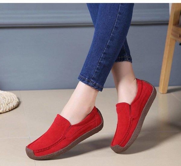 The Best Women Moccasins Women's Flats Genuine leather Shoes Online - Source Silk