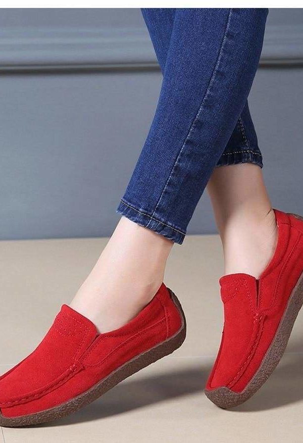 The Best Women Moccasins Women's Flats Genuine leather Shoes Online - Source Silk