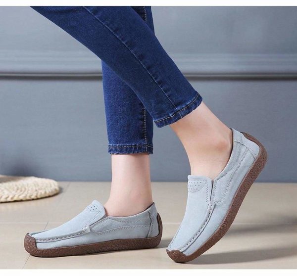 The Best Women Moccasins Women's Flats Genuine leather Shoes Online - Source Silk