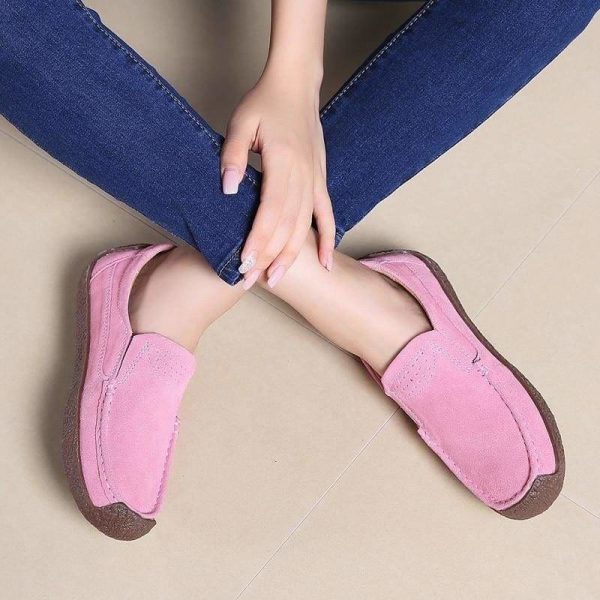 The Best Women Moccasins Women's Flats Genuine leather Shoes Online - Source Silk