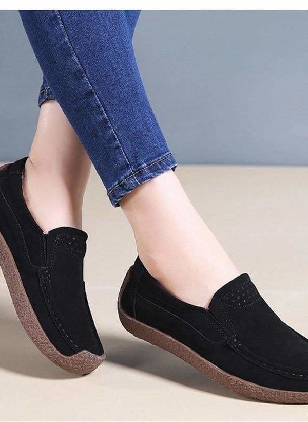 The Best Women Moccasins Women's Flats Genuine leather Shoes Online - Source Silk