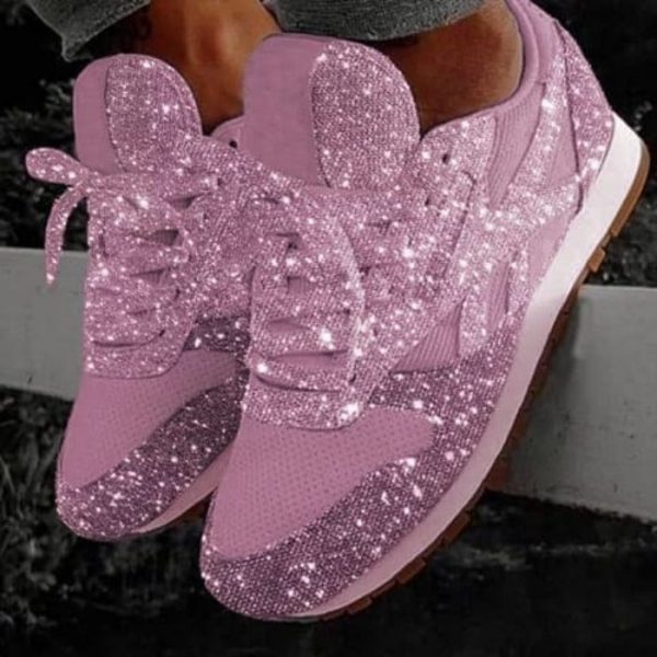 The Best Women Muffin Rhinestone New Crystal Platform Sneakers Online - Takalr