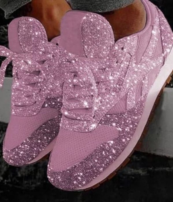 The Best Women Muffin Rhinestone New Crystal Platform Sneakers Online - Takalr