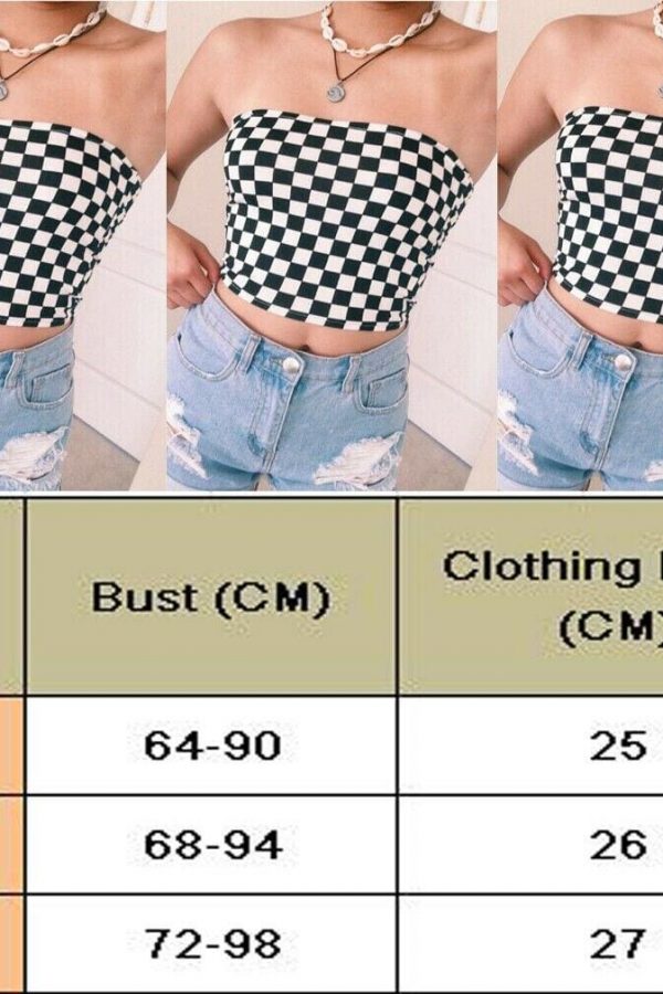 The Best Women Off Shoulder Plain Printed Boob Elastic Tube Tops Bra Blouse Summer Beach Strapless Bandeau Crop Top Online - Takalr