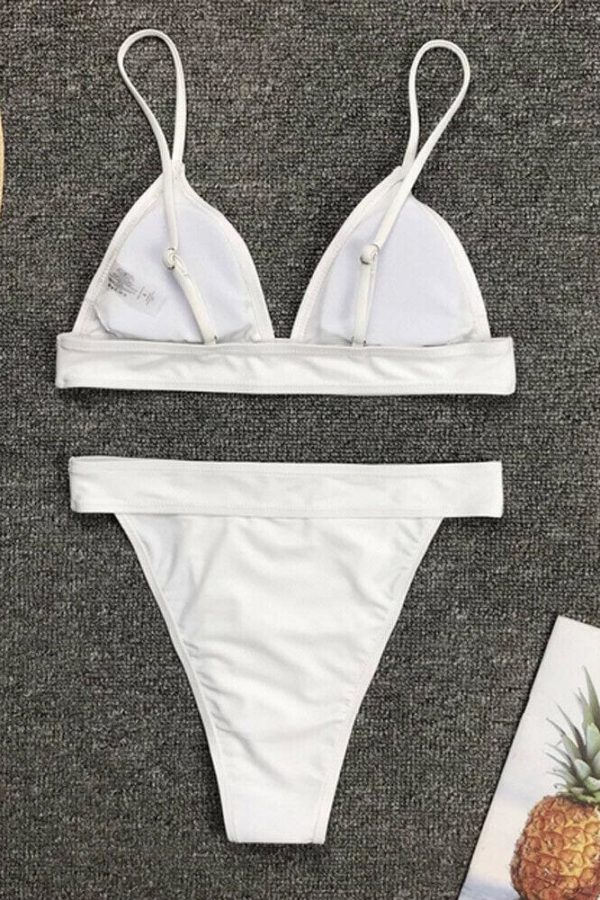 The Best Women Push-Up Bikini Bra Padded Tops Thong Bottoms Ladies Summer Swimwear Beachwear Bathing Suit Online - Takalr