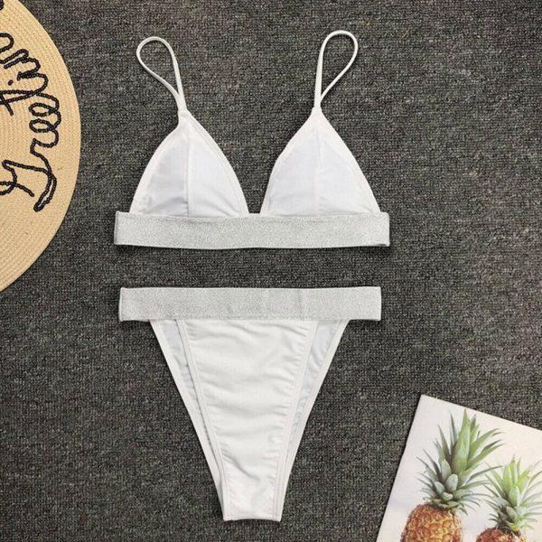 The Best Women Push-Up Bikini Bra Padded Tops Thong Bottoms Ladies Summer Swimwear Beachwear Bathing Suit Online - Takalr