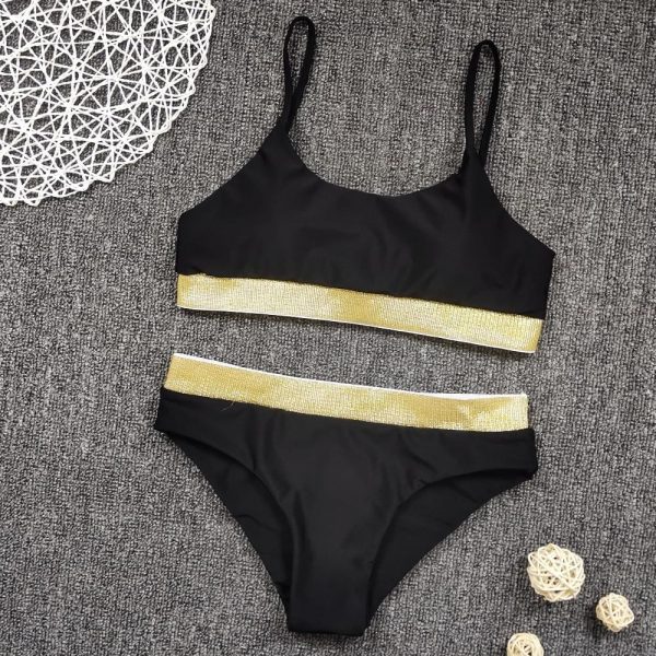 The Best Women Push Up Padded Bikini Sequin Swimsuit Swimwear Beachwear Bathing Suit Online - Takalr