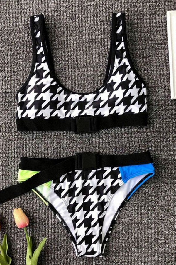 The Best Women Push-up Padded Bra Bandage Bikini Set Swimsuit Triangle Swimwear Bathing Online - Takalr