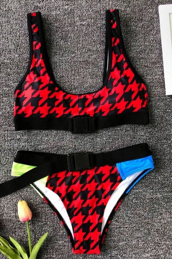 The Best Women Push-up Padded Bra Bandage Bikini Set Swimsuit Triangle Swimwear Bathing Online - Takalr