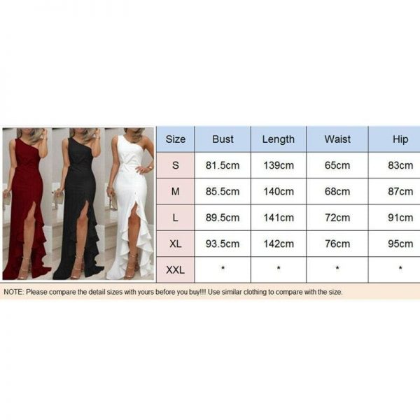 The Best Women Ruffled Long Maxi Dress Elegant Ladies Evening Party Gown Formal Bridesmaid Wedding Dress Summer Beach Bodycon Sundress Online - Takalr