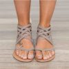 The Best Women Sandals Female Flat Sandals  Rome Style Cross Tied Sandals Online - Source Silk