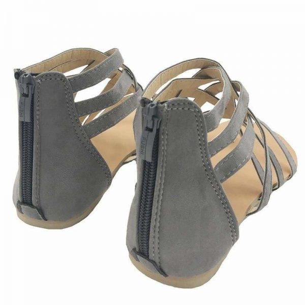 The Best Women Sandals Female Flat Sandals  Rome Style Cross Tied Sandals Online - Source Silk