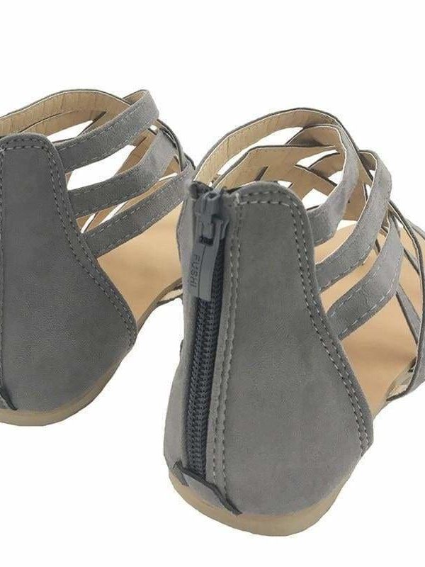 The Best Women Sandals Female Flat Sandals  Rome Style Cross Tied Sandals Online - Source Silk