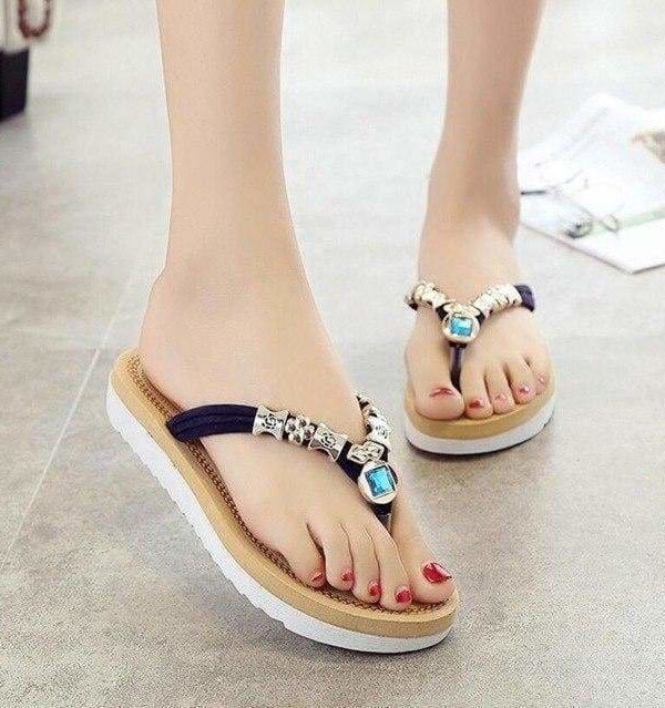 The Best Women Sandals Peep Toe Jelly Shoes Flat Shoes Online - Source Silk