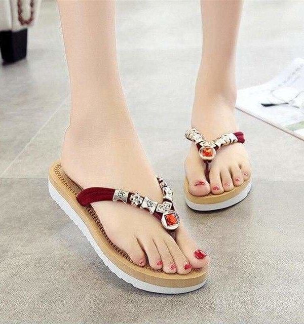 The Best Women Sandals Peep Toe Jelly Shoes Flat Shoes Online - Source Silk