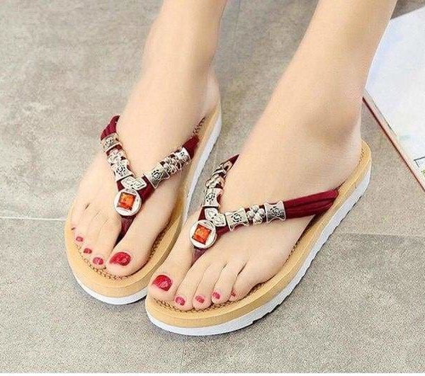 The Best Women Sandals Peep Toe Jelly Shoes Flat Shoes Online - Source Silk