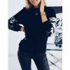 The Best Women Sequin Knitted Sweater Loose Turtleneck Sequins Beading Pullovers Sweater Winter Thick Black Tops For Femme 2019 New Online - Takalr